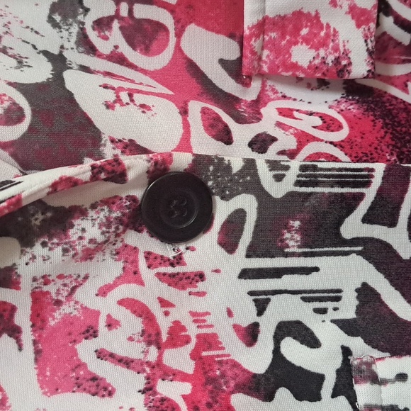 Wearever Pink/Black 1 Button Blazer Jacket. Size 2X (Runs small) NWOT - Picture 5 of 9